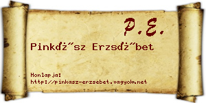 Pinkász Erzsébet névjegykártya